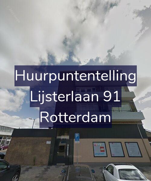 Foto gevel Huurpuntentelling voor Lijsterlaan 91, Rotterdam