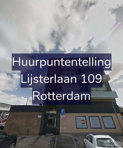 Foto gevel Huurpuntentelling voor Lijsterlaan 109, Rotterdam