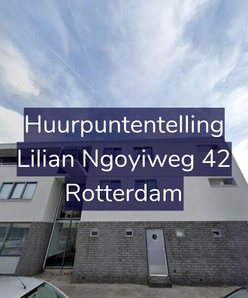 Foto gevel Huurpuntentelling voor Lilian Ngoyiweg 42, Rotterdam
