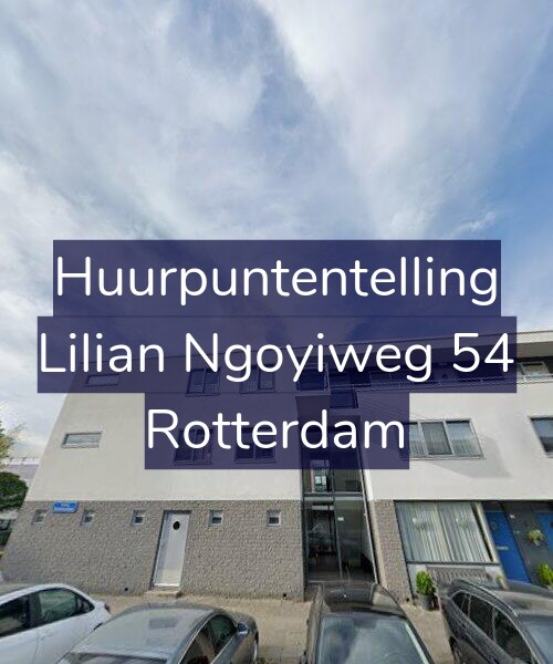 Foto gevel Huurpuntentelling voor Lilian Ngoyiweg 54, Rotterdam