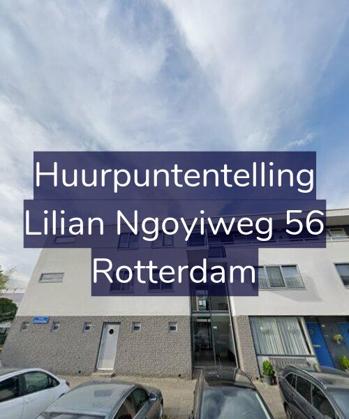 Foto gevel Huurpuntentelling voor Lilian Ngoyiweg 56, Rotterdam