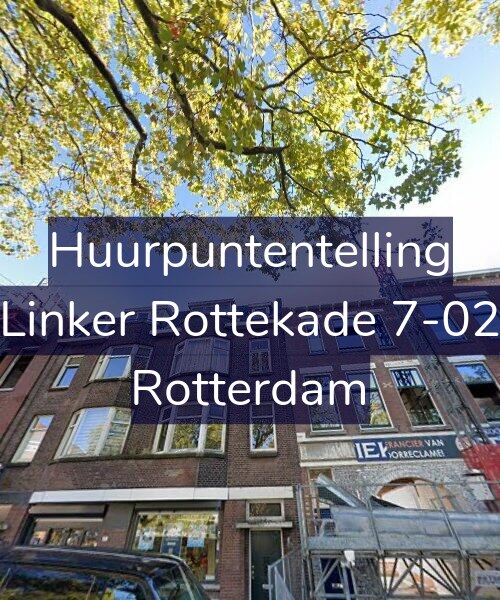 Foto gevel Huurpuntentelling voor Linker Rottekade 7-02, Rotterdam