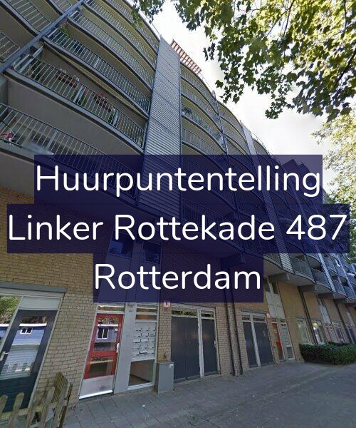 Foto gevel Huurpuntentelling voor Linker Rottekade 487, Rotterdam