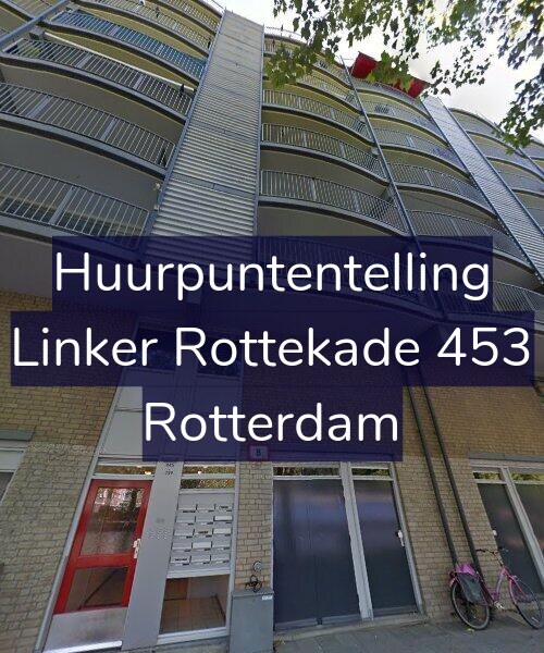 Foto gevel Huurpuntentelling voor Linker Rottekade 453, Rotterdam