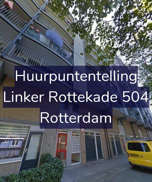 Foto gevel Huurpuntentelling voor Linker Rottekade 504, Rotterdam