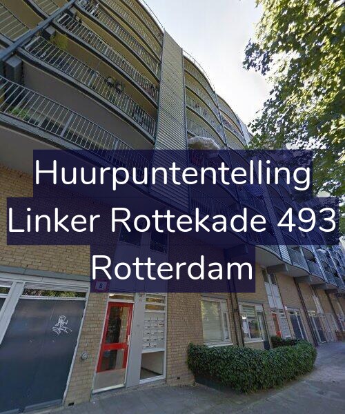 Foto gevel Huurpuntentelling voor Linker Rottekade 493, Rotterdam