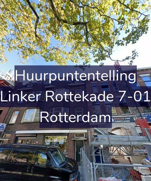 Foto gevel Huurpuntentelling voor Linker Rottekade 7-01, Rotterdam