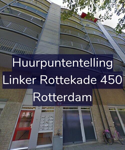 Foto gevel Huurpuntentelling voor Linker Rottekade 450, Rotterdam