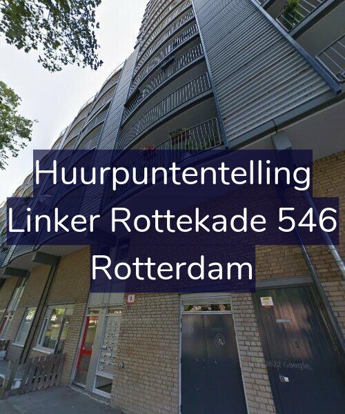 Foto gevel Huurpuntentelling voor Linker Rottekade 546, Rotterdam