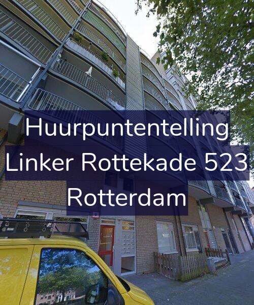 Foto gevel Huurpuntentelling voor Linker Rottekade 523, Rotterdam