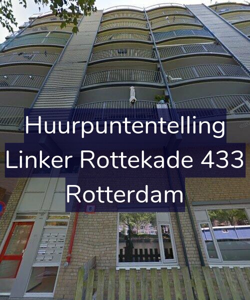 Foto gevel Huurpuntentelling voor Linker Rottekade 433, Rotterdam