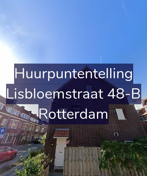 Foto gevel Huurpuntentelling voor Lisbloemstraat 48-B, Rotterdam