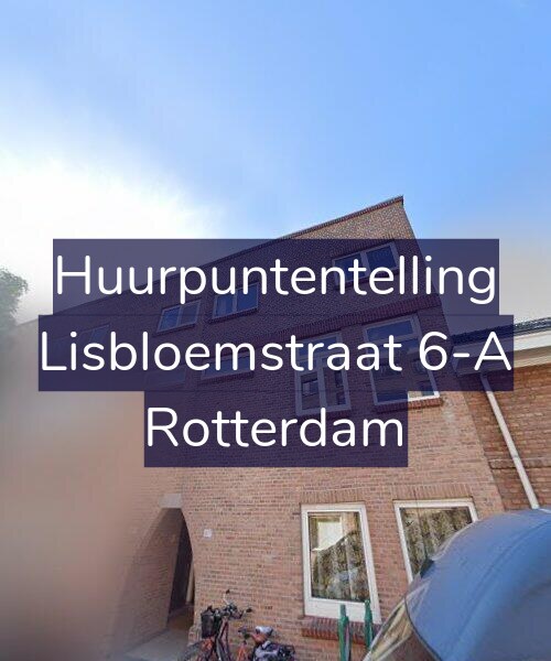 Foto gevel Huurpuntentelling voor Lisbloemstraat 6-A, Rotterdam