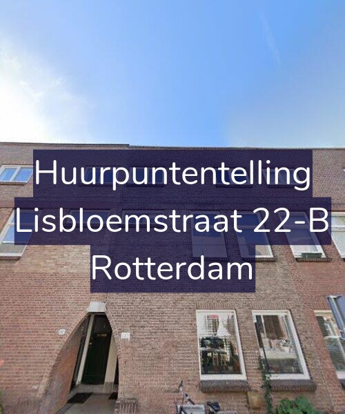 Foto gevel Huurpuntentelling voor Lisbloemstraat 22-B, Rotterdam