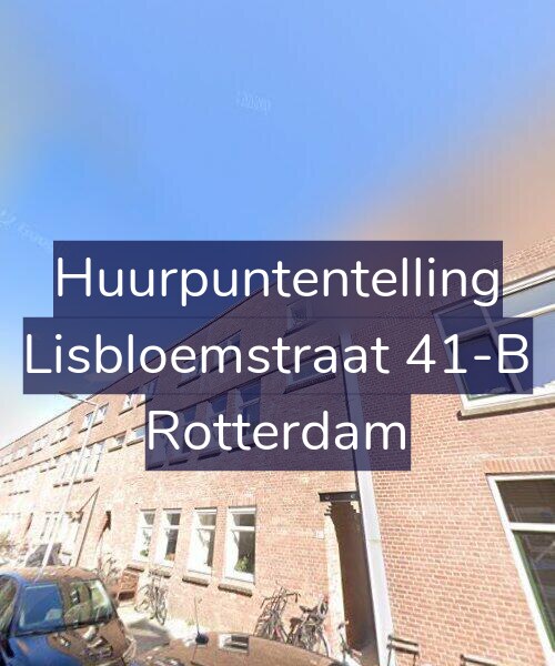 Foto gevel Huurpuntentelling voor Lisbloemstraat 41-B, Rotterdam