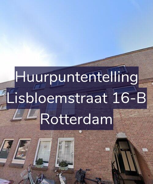 Foto gevel Huurpuntentelling voor Lisbloemstraat 16-B, Rotterdam