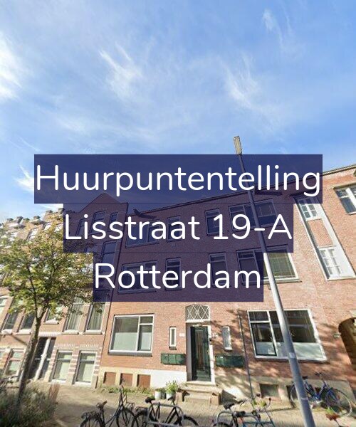 Foto gevel Huurpuntentelling voor Lisstraat 19-A, Rotterdam