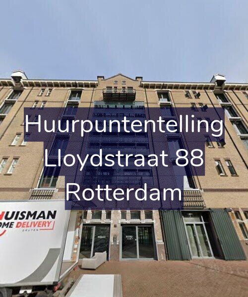 Foto gevel Huurpuntentelling voor Lloydstraat 88, Rotterdam