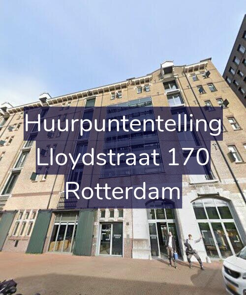 Foto gevel Huurpuntentelling voor Lloydstraat 170, Rotterdam