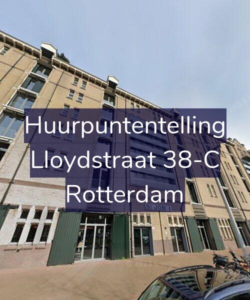 Foto gevel Huurpuntentelling voor Lloydstraat 38-C, Rotterdam