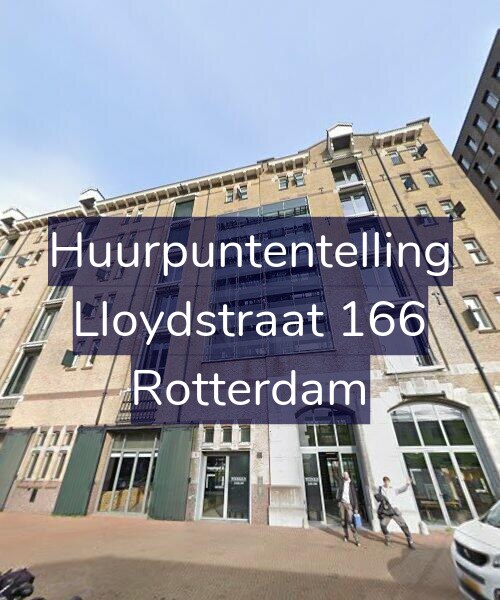 Foto gevel Huurpuntentelling voor Lloydstraat 166, Rotterdam