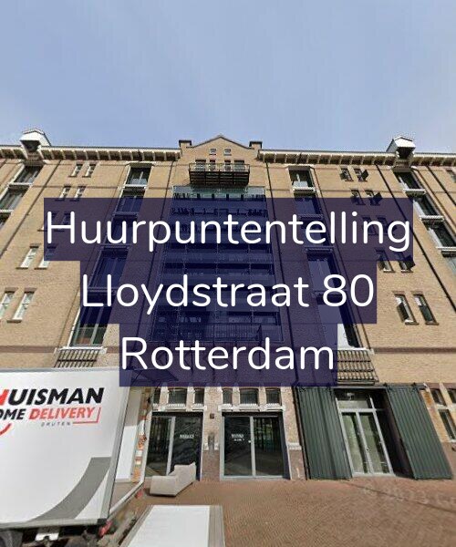 Foto gevel Huurpuntentelling voor Lloydstraat 80, Rotterdam