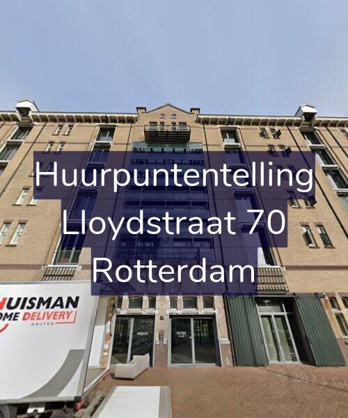 Foto gevel Huurpuntentelling voor Lloydstraat 70, Rotterdam
