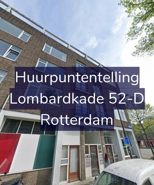 Foto gevel Huurpuntentelling voor Lombardkade 52-D, Rotterdam