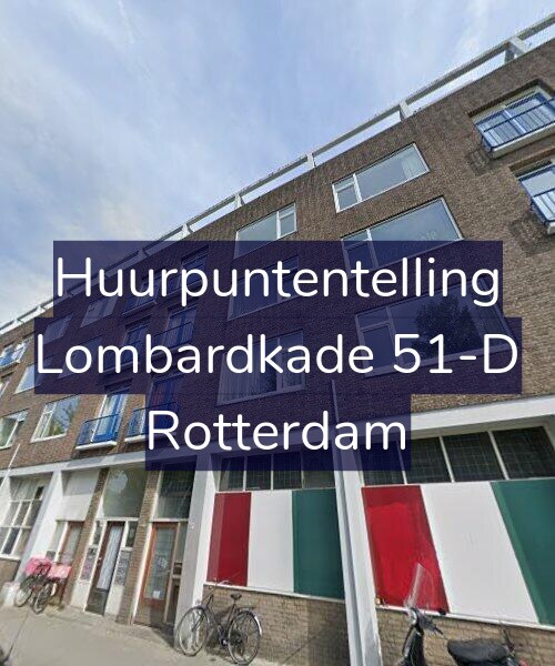 Foto gevel Huurpuntentelling voor Lombardkade 51-D, Rotterdam