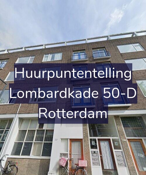 Foto gevel Huurpuntentelling voor Lombardkade 50-D, Rotterdam