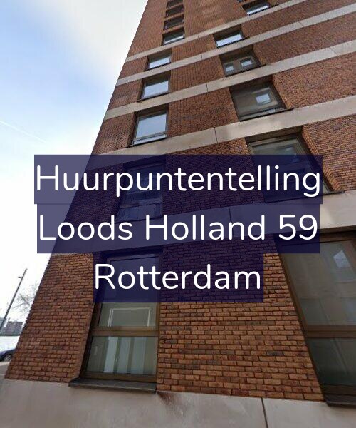 Foto gevel Huurpuntentelling voor Loods Holland 59, Rotterdam
