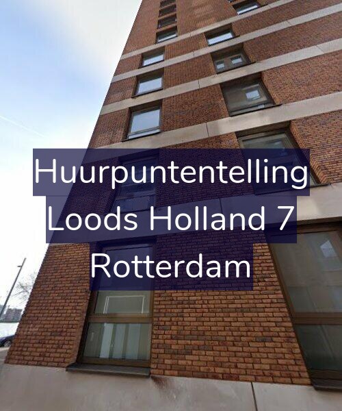 Foto gevel Huurpuntentelling voor Loods Holland 7, Rotterdam