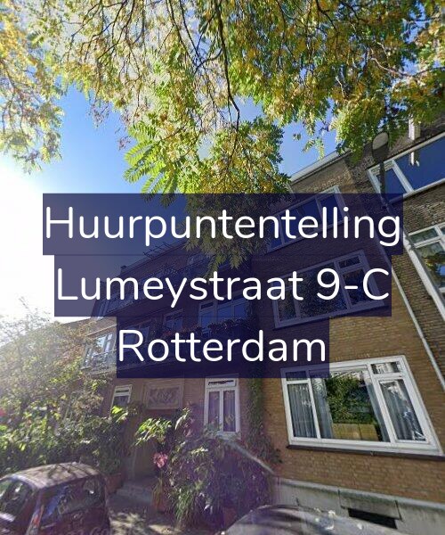 Foto gevel Huurpuntentelling voor Lumeystraat 9-C, Rotterdam