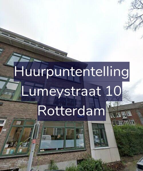 Foto gevel Huurpuntentelling voor Lumeystraat 10, Rotterdam
