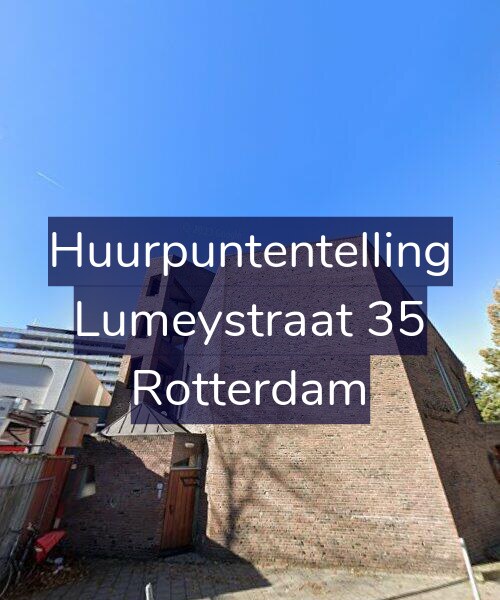 Foto gevel Huurpuntentelling voor Lumeystraat 35, Rotterdam