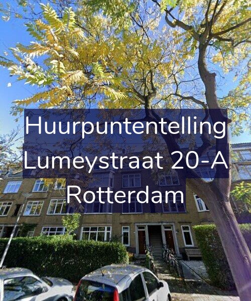 Foto gevel Huurpuntentelling voor Lumeystraat 20-A, Rotterdam