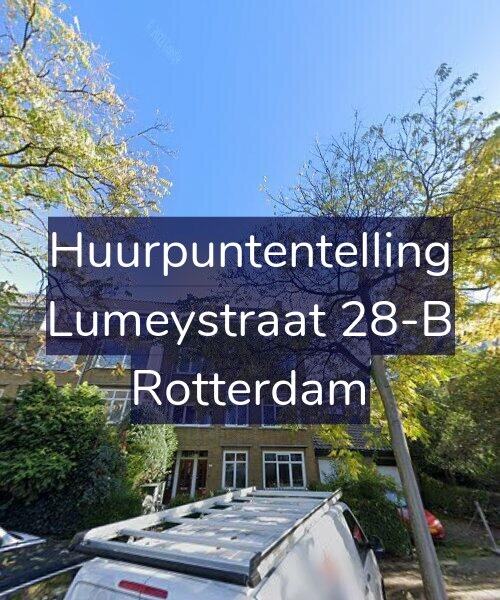 Foto gevel Huurpuntentelling voor Lumeystraat 28-B, Rotterdam