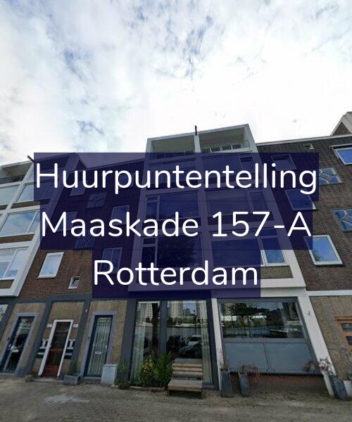 Foto gevel Huurpuntentelling voor Maaskade 157-A, Rotterdam