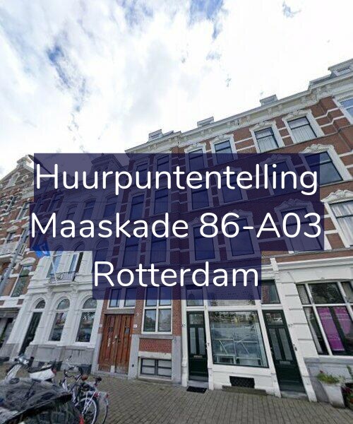 Foto gevel Huurpuntentelling voor Maaskade 86-A03, Rotterdam