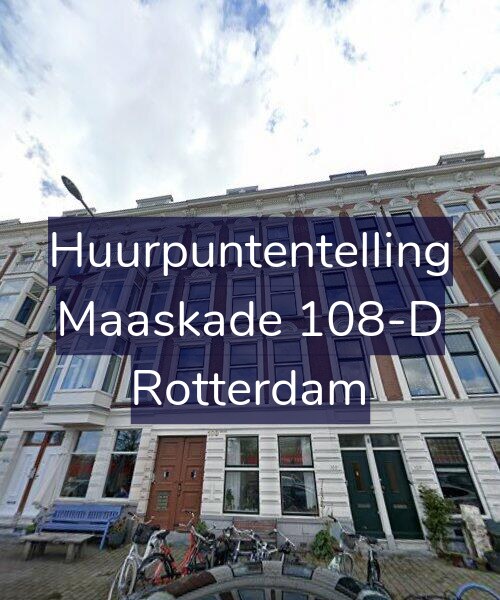 Foto gevel Huurpuntentelling voor Maaskade 108-D, Rotterdam