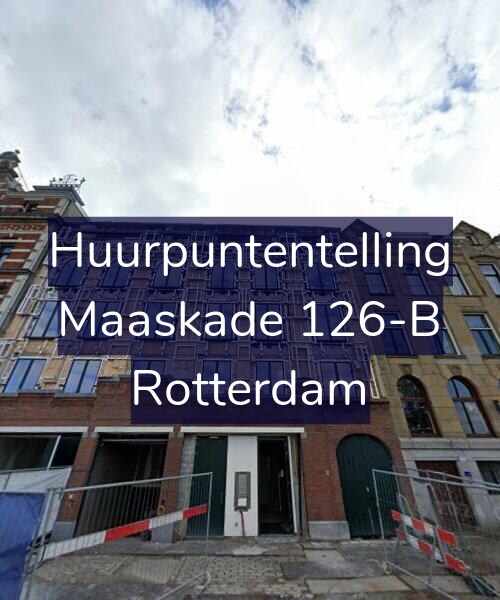 Foto gevel Huurpuntentelling voor Maaskade 126-B, Rotterdam