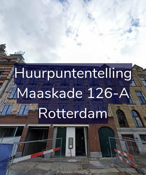 Foto gevel Huurpuntentelling voor Maaskade 126-A, Rotterdam