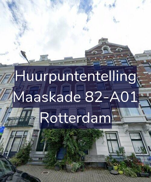 Foto gevel Huurpuntentelling voor Maaskade 82-A01, Rotterdam