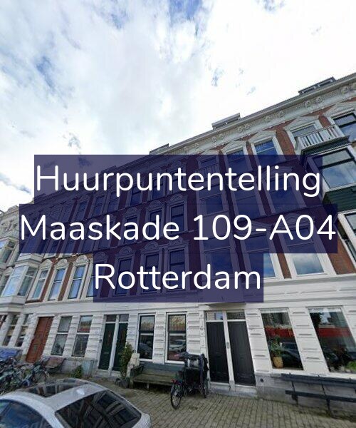 Foto gevel Huurpuntentelling voor Maaskade 109-A04, Rotterdam
