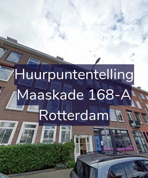 Foto gevel Huurpuntentelling voor Maaskade 168-A, Rotterdam