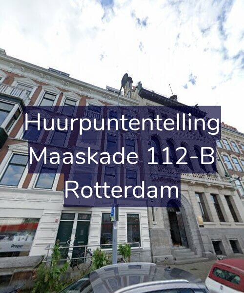 Foto gevel Huurpuntentelling voor Maaskade 112-B, Rotterdam
