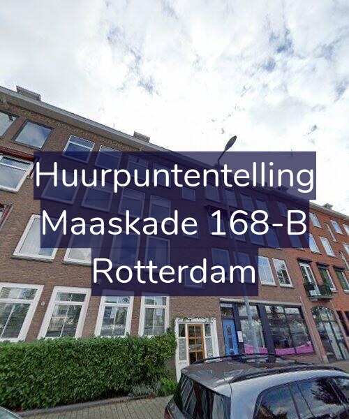 Foto gevel Huurpuntentelling voor Maaskade 168-B, Rotterdam
