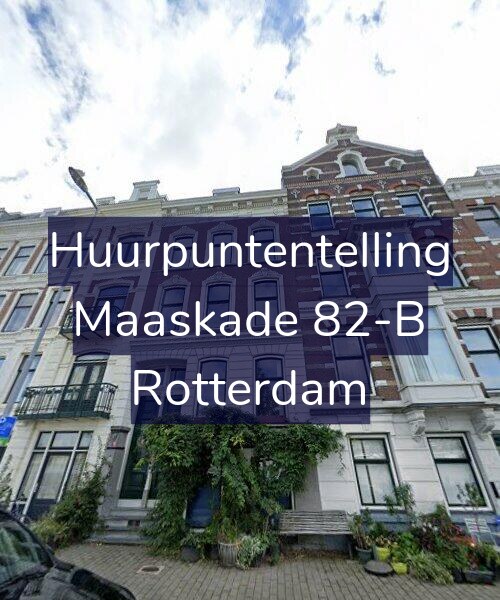 Foto gevel Huurpuntentelling voor Maaskade 82-B, Rotterdam
