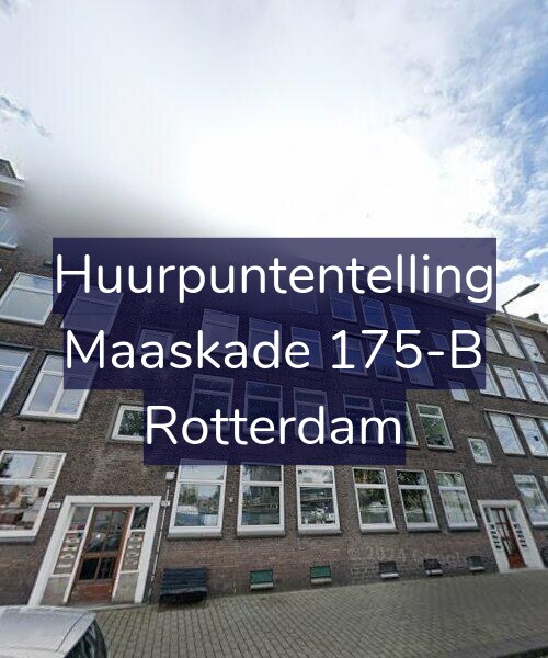 Foto gevel Huurpuntentelling voor Maaskade 175-B, Rotterdam