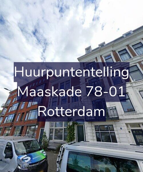 Foto gevel Huurpuntentelling voor Maaskade 78-01, Rotterdam